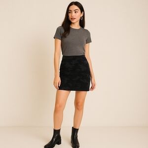 Free People Modern Femme Camo Mini Skirt | Size 10 | EUC | Retail $128